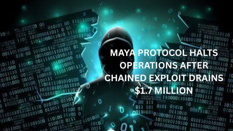 Maya Protocol halts operations after chained Exploit Drains $1.7 Million